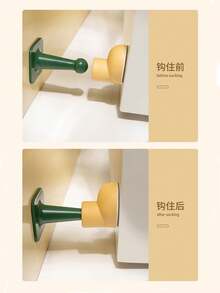 Conjunto de 3 batentes de porta fofos em formato de pezinho, que evitam que o bebê esbarre em você e trazem mais diversão ao quarto. Feito em PP , este batente de porta autoadesivo é fácil de instalar sem precisar furar. (Há um furo de injeção na lateral do produto; caso isso seja um problema para você, não compre.) - Multicolorido - Ver 4