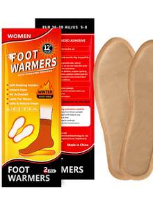 10-12小时自发热足部暖贴，即刻保暖10小时，男女通用便携式足贴，适合滑雪、徒步、露营等户外活动，是万圣节和圣诞节的理想礼物（随机新旧款）。圣诞礼物、暖手宝、男士礼物、圣诞袜填充物、可充电保温暖手宝、闺蜜节礼物、送给小狗的礼物、嘉年华礼物。 - 紅色 - 查看 15