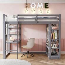 Kids Bed Frames, Headboards & Footboards - Grey - View 1