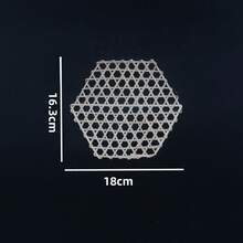 6 st ångkokningsmatta i bambu, non-stick botten i grytan, bambunät för fiskgryta