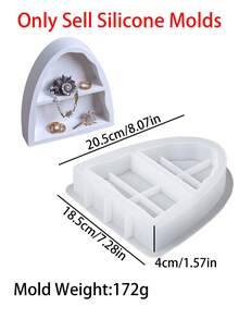 Mucegai din silicon pentru farfurii de depozitare de dimensiuni mari, Boho pentru decorul casei, decorul camerei, decorul nunții, decorul mesei, farfurie pentru lumânări cu aromaterapie lucrată manual, farfurie pentru depozitarea bijuteriilor din rășină epoxidică DIY, cadou pentru femeie, cadou de ziua de naștere, cadouri pentru cel mai bun prieten, cadou DIY