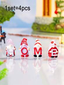 4/8pcs Creative Mini Resin Gnome With "HOME" Tag Small Ornaments,For Desktop Decorations,Christmas Home Decoration,Christmas Gift,Christmas Table Decorations,Elf On The Shelf Props,Christmas Table Centre Piece,Pink Christmas Decorations,Home Decor Living Room,Gifts For Women,Personalised Gifts,Xmas Decorations,Office Desk Accessories,Christmas Presents,Xmas Decoration,Stocking Fillers,Christmas Crafts,Christmas Baubles,Party Decorations,