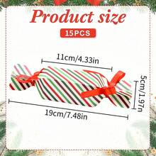 Scatola regalo per confezione di caramelle regalo di San Valentino, forniture per feste, cuore dolce con fiocco, design a forma di caramella carina, adatto per compleanni, matrimoni, feste e piccoli regali - Multicolore - Visualizzare 5