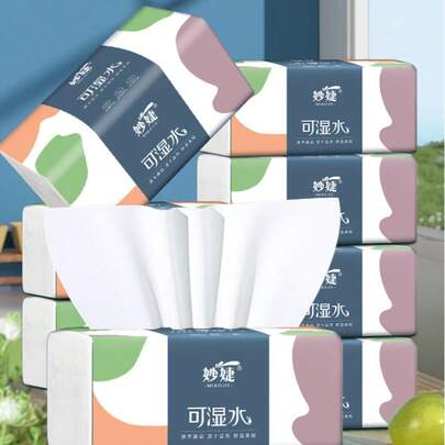 1 Piece Of Household Large Bag Padded Napkins Affordable Tissue Paper Soft And Thick.Christmas, Gifts, Christmas Outdoor Decoration