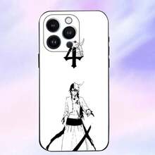 Custodia per telefono compatibile con 16, 15, 14, 13, 12, 11 Plus, Pro Max, XS, X, XR, SE, Mini, 8, 7, in morbido silicone nero, compatibile con custodia per iPhone 17, custodia per iPhone 17 Pro, custodia per iPhone 17 Pro Max, con motivo anime di Ulquiorra Cifer