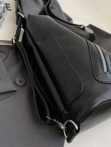 Dedoo 三合一女士多功能手提包，新款时尚高端大容量，适合通勤、背包、单肩包使用 - 黑色 - 查看 6