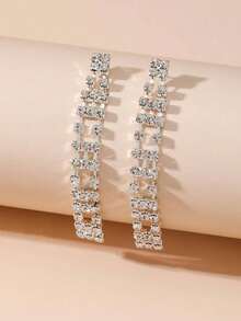 1 par de pendientes elegantes con borlas navideñas en capas, adecuados para fiestas y decoración navideña, un gran regalo de Navidad para familiares, compañeros de clase y amigos