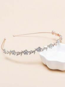 1/2 قطعة شريط رأس مزين بالزهور والراين ستون، هدايا مثالية للأمهات والأصدقاء والمعلمات والمناسبات، مناسبة للارتداء اليومي، تيجان أنيقة، شرائط للشعر، إكسسوارات رأس للزفاف، هدايا، سفر، هدايا للنساء، مستلزمات الشعر، هدايا للجوارب