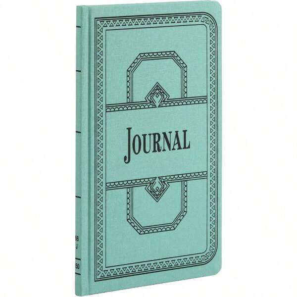 Boorum And Pease 66 Series Account Book Journal Ruled Green 150 Pages 121 8" X 75 8" 66150J