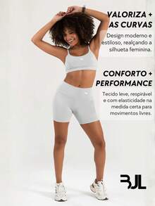 Women's Premium Suplex Gym Shorts - Zero Transparency - Compression And Shaping Fabric For Training, Running, And Yoga - 白色 - 查看 5