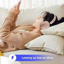 150mAh Wireless Headphones, HD Calling, HIFI Bass, Super Long Battery Life, High-End Plating, Rotatable, Portable, Passive Noise Cancelling, Cool Gaming Gift For Girls & Boys