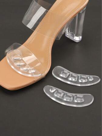 QKC 1 Pair Self-Adhesive Forefoot Pads, Cushions Suitable For Most Women's High Heels And Men's Sneakers