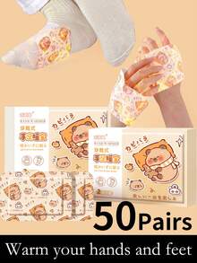 10双/30双/50双装暖手宝，冬季暖手宝，女士手脚保暖贴，可穿戴式暖手宝，45℃恒温加热4小时，独立包装，使用方便，即开即热，适合寒冷天气，可在寒冷的冬季佩戴，温暖您的手脚。成人适用。保暖、闺蜜节、宠物、嘉年华