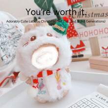 仅含1件衣服] 17厘米挂饰衣服，适合La-Bu-Bu玩偶的冬季圣诞服装 - 彩色 - 查看 5