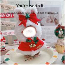 仅含1件衣服] 17厘米挂饰衣服，适合La-Bu-Bu玩偶的冬季圣诞服装 - 彩色 - 查看 8