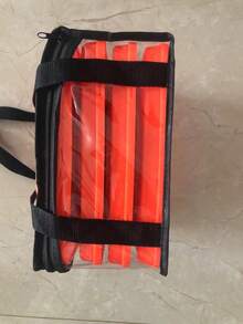 1 件可折叠交通锥，带反光条，伸缩设计，带灯，适合夜间使用，汽车应急道路护栏柱