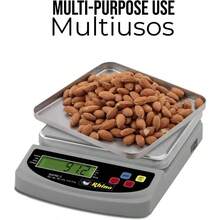 , Bscula de Precisin, 3kg/ 0.2g, Acero Inoxidable, Funcin de Conteo de piezas, Pesaje Estndar y TARA, Pesa en gramos, libras y onzas, Diseo Compacto, Bateras Incluidas, BAPRE - 3 - blanco - Ver 5