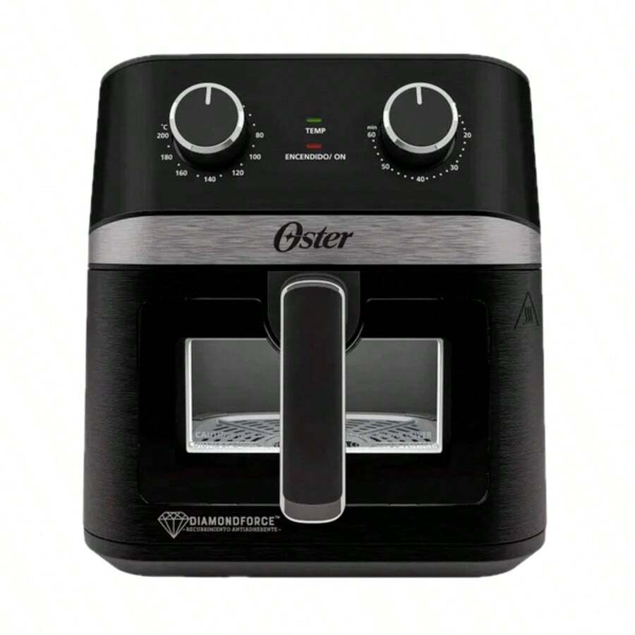 Freidora de Aire Oster DiamondForce 6 Litros Negra CKSTAF60WMDF freidora sin aceite capacidad 6 litros color negra tecnologia DiamondForce cesto antiadherente control temperatura multiples funciones cocina saludable receta familiar oferta garantia oficial envio nacional - Tipo de Enchufe A USA (110-127V) - Ver 1