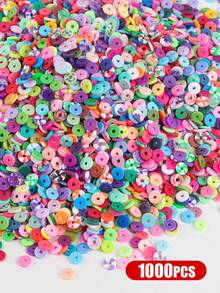 1000/2000/3000/2060pcs Polymer Clay Bead Assortment, Black & White Clay Bead Set, DIY Jewelry Making, Necklace, Anklet, Bracelet And Phone Chain Craft, Friendship Bracelet Beads, Birthday/Christmas Gift