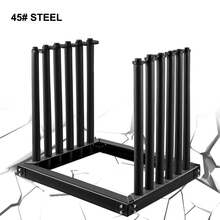 Estante para parabrisas 5 Lite, estante para parabrisas de acero, estante para vidrio para parabrisas de 24 pulgadas de altura, estante para parabrisas para camión con almohadilla de PVC y acolchado de espuma, estante de vidrio para camión, para transporte de vidrio - 5 Lite - Ver 2