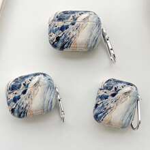 Apple Marble Pattern Case Compatible With AirPods Compatible With Airpods1/2 AirPods Pro