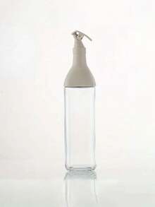 1pc,Durable Corrosion-Resistant Glass, Square Seasoning Bottle, Oil Pot, Leak-Proof Kitchen Oil Bottle, Oil Tank, Sesame Oil, Soy Sauce, Vinegar Pan, Seasoning Bottle, Oil Bottle, Kitchen Storage Bottle