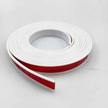 1 قطعة شريط حواف ذاتي اللصق بشكل حرف U بطول 5 متر/196.85 بوصة، غطاء واقي للحماية والديكور لحواف الطاولات والكراسي