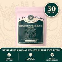 Vital Source Nutrition - Premium Feminine Balance Gummies - For Women's Health & Wellness - Immune Support - Vegan, Gluten-Free - Hawaiian Pineapple - 60 Gummies - 30 Servings - 鳳梨 - 查看 3