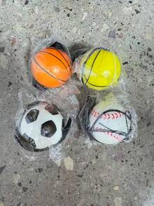 Zestaw wytrzymałych mini piłek do odbijania na nadgarstku – koszykówka, piłka nożna, baseball, tenis – idealny do zabawy i ćwiczeń na świeżym powietrzu