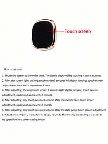 Innovative Dial Magnetic Buckle Milanese Band Digital Sports Watch