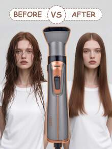CRASTS 5-In-1 Hot Air Brush Set, Blow Dryer, Straightener, Curler, Dual-Use, Damage-Free Hair Styling Tools, Includes Hair Clips, Straightening Iron, Curling Iron, Concentrator Nozzle, Straightening Brush, Curling Brush - View 7