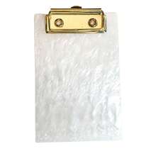 1pc Shiny Acrylic Clipboard [Each Production Batch May Have Different Variations, (Some May Have Black Rubber On Both Sides Of The Clip), With Slight Differences In Color And Material, And Color Differences May Also Be Caused By Photography Environment And Lighting. Please Refer To The Actual Product. Those Who Are Particular About This, Please Purchase Carefully.] - Durable Material, Shiny Clipboard, Adorable Hanging Clipboard, Suitable For Office And School Supplies - Multicolor - View 18