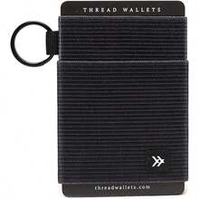 Slim Minimalist Wallet Front Pocket Credit Card Holder For Men - Black - View 2