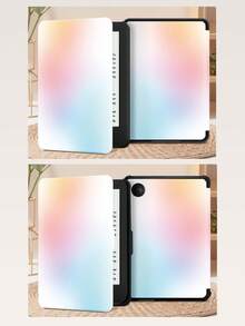 Color Gradient Pattern Tablet Case, Compatible With IPad 9.7/10.2/10.5/10.9/12.9/Pro 11, 10th Generation, Compatible With Samsung Galaxy Tab S6 Lite 10.4-Inch, Compatible With Kindle Paperwhite 12th Gen 2024, Released In 2022 Kindle (11th Generation), Soft And Drop Resistant, Intelligent Standing/Automatic Wake-Up/Sleep - Multicolor - View 11