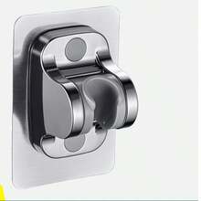 1pc Heavy-Duty Adjustable Shower Head Holder, Waterproof, No-Drill Adhesive Mount, Reinforced Shower Bracket, With Easy Installation, For Bathroom Accessory Bathroom Accessories Bathroom Tools - Multicolor - View 2
