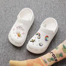 Hollow Out Clogs Unisex Puff Clogs 2026 Spring New Outdoor Casual Fashion Platform Slip-On Sandals 207521-100 - White - View 4