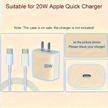 2/4pcs Cartoon Transparent Star Pattern Cable Protector, Candy Macaron Colors, Cute & Fashionable Design Protector, Acrylic Material, Protect Charging Head, Earphone, Phone Cables From Breaking, Extend Data Cable Lifespan, Compatible With IPhone 20W Fast Charging Cable - Multicolor - View 13