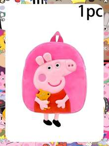 Peppa Pig 小猪佩奇背包 可爱小书包 斜挎包 玩偶背包 小猪佩奇背包 卡通背包 零钱包 粉红猪小妹包 玩偶背包 乔治玩偶书包 小猪佩奇同款 感恩节 圣诞节 生日派对装饰用品 聚会、聚会送亲朋好友的小礼物 小猪佩奇背包 - 彩色 - 查看 8