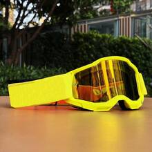 Gafas de moto para hombres, a prueba de viento, transpirables, gafas de motocross, casco todoterreno, accesorios para motos de cross ﻿ - GN-ROJO - Ver 10
