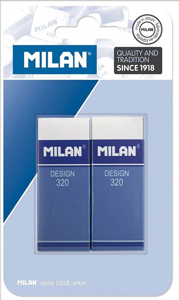 MILAN BPM10042 - Pack de 2 gomas de plástico
