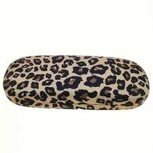 Durable Leopard Print Glasses Case - Black And Beige Animal Print, Anti-Drop And Pressure-Resistant Protection, Portable Storage Box, Suitable For Men And Women - Ideal Gift For Glasses Enthusiasts, Cute Fashion Accessory, Pressure-Resistant Material - 1 - View 10