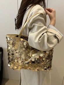 Fashionable Large Capacity Shoulder Tote Bag For Women, Design