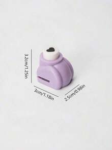1PC Cute Heart-Shaped Paper Punch For DIY Scrapbooking, Card Making, Crafting – Valentine's Day, Journal Supplies, Handmade Art Crafts, Office Stationery - Tím hoa cà - Xem 6