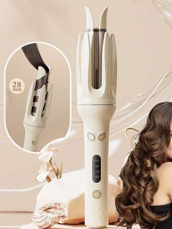 PinkSings Automatischer Haarlockenwickler mit 28mm Barrel, links & rechts Auto-Lockenstab mit 4 Temperaturstufen, Negativ-Ionen-Generator, intelligenter Timer & Sensor, automatische Abschaltung, bestes Weihnachtsgeschenk