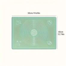 50,04 X 39,88 cm Esterilla de Silicona Extra Gruesa Antiadherente, Ideal para Hornear, Pizza y Masa de Pastel - Herramienta de Cocina Práctica