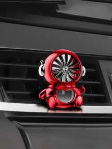 1 buah Pengharum Ventilasi Udara Mobil Aromaterapi Aroma Astronot Dekorasi Kipas Berputar Aroma Tahan Lama - A - View 4