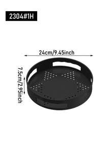 1 pieza Organizador giratorio multiusos - Ahorro de espacio, almacenamiento antideslizante para vajilla, maquillaje y especias en el mostrador de la cocina