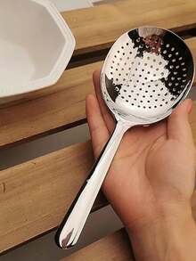 ملعقتان كبيرتان للاستخدام التجاري والمنزلي في المطبخ - ملعقة تقديم كبيرة بمقبض قصير مقاوم للحرارة، مع ثقوب تصريف، سهلة التنظيف - مناسبة للمطاعم والتموين والاستخدام المنزلي - أداة من الفولاذ المقاوم للصدأ عيار 201 متينة، لوازم المطاعم، مقبض إرجونومي، بناء قوي، طاه محترف، ملعقة من الفولاذ المقاوم للصدأ، معدات التموين، لوازم ومعدات المطاعم