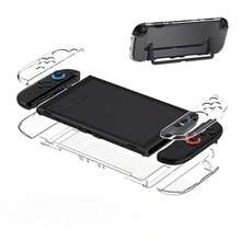 Switch2 水晶透明保护壳 Switch 2 保护壳全套 - 保护 Switch 2 适用于控制台和 Joy-Con，Switch 2 保护超薄外壳，带防刮和防指纹涂层 - 透明 - 查看 11