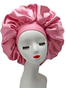 1/2/6pcs Silk Sleep Cap, For Hair Wrapping, Head Scarf Protection, Prevent Messy Braids, Satin Sleep Cap Hair Sleep Cap - Multicolor - View 17